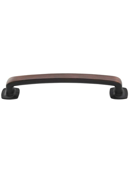 Belcastel Flat-Bottom Pull - 5 inch Center-to-Center in Brushed Oil Rubbed Bronze.